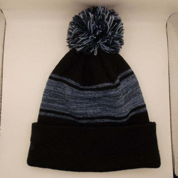 New Era Sporting KC Black Chilled Pom Knit Hat - Picture 2 of 5